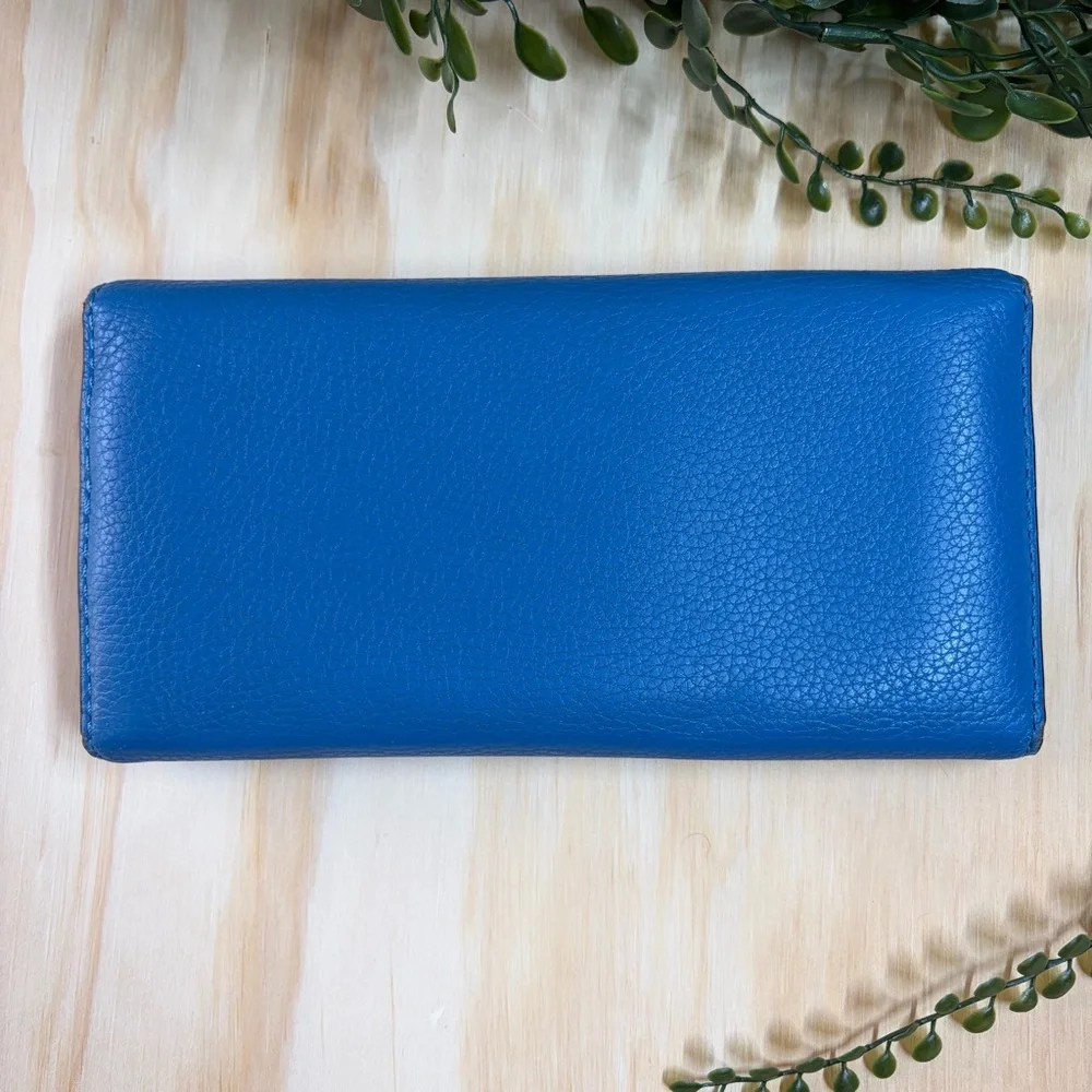 Michael Kors Blue Wallet - Picture 2 of 13